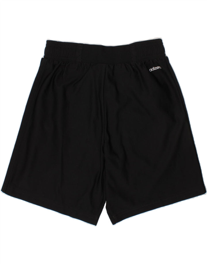 ADIDAS Boys Climacool Graphic Sport Shorts 9-10 Years Black Polyester Vintage Adidas and Second-Hand Adidas from Messina Hembry 