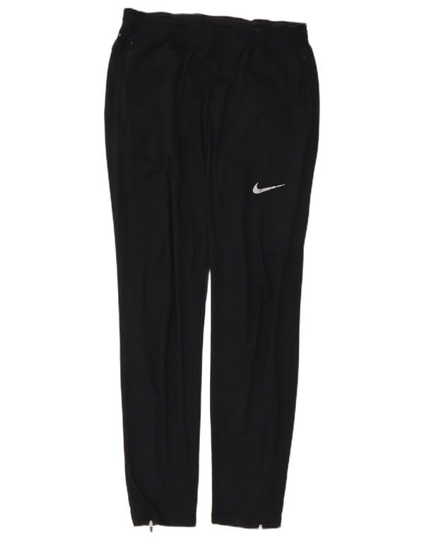 Męskie spodnie dresowe Nike Dri Fit, duże, czarne, poliestrowe