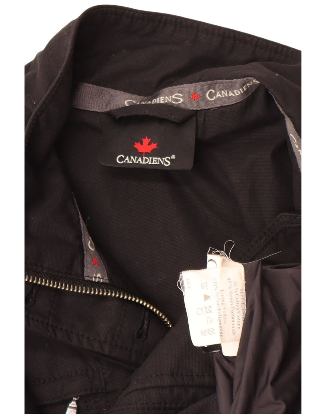 Damska kurtka użytkowa Canadiens IT 42, średnia czarna bawełniana