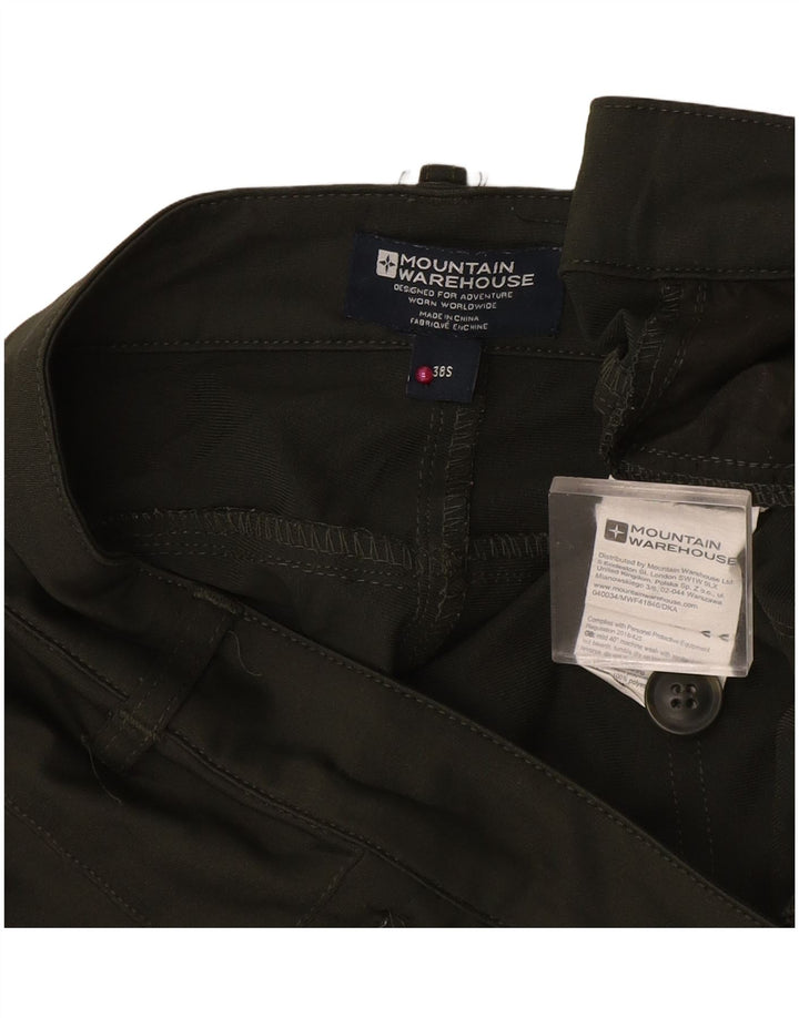 Damskie spodnie typu slim chino Mountain Warehouse W38 L30 Zielony poliester