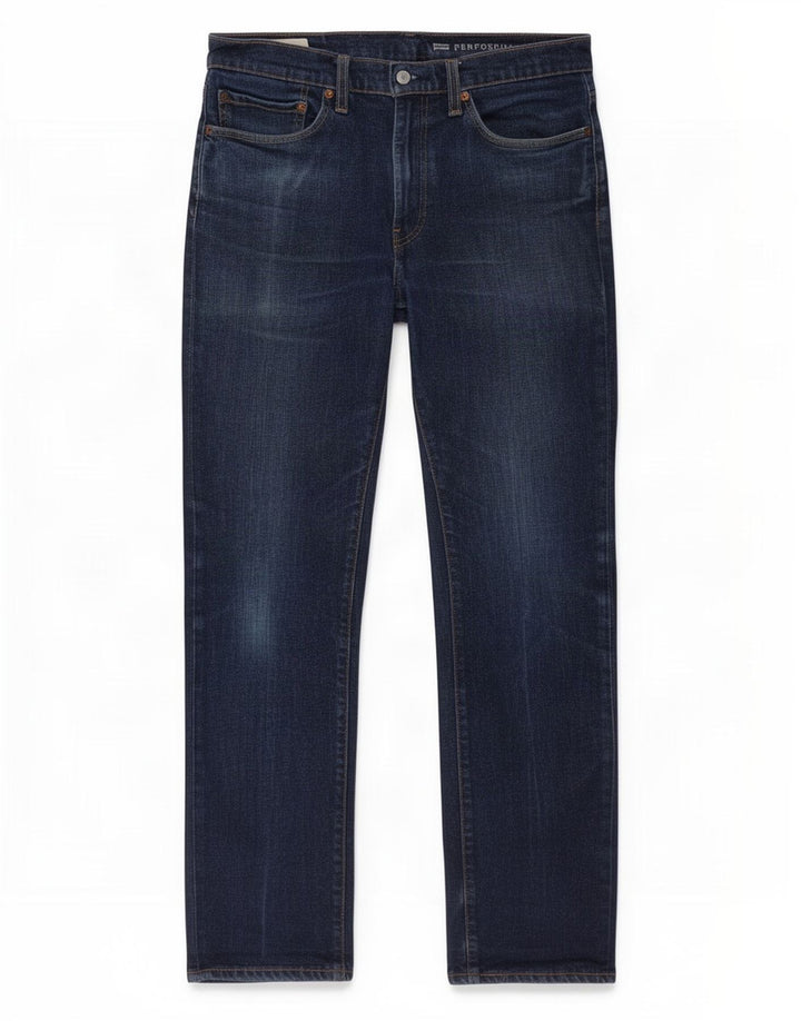 Męskie jeansy Levi's 511 Slim W34 L32 Granatowa bawełna