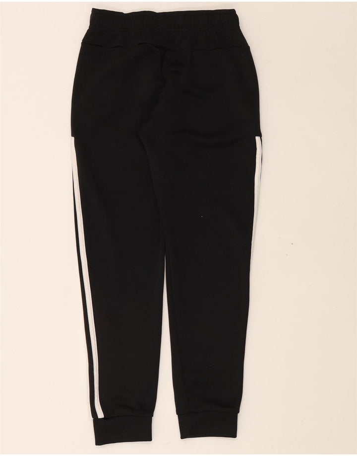 ADIDAS Boys Tracksuit Trousers Joggers 13-14 Years  Black Polyester