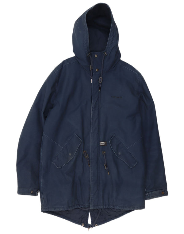 Męska kurtka parka z kapturem Carhartt UK 42 XL, granatowa, poliester