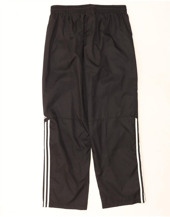 Męskie spodnie dresowe Adidas, duże, czarne, poliestrowe