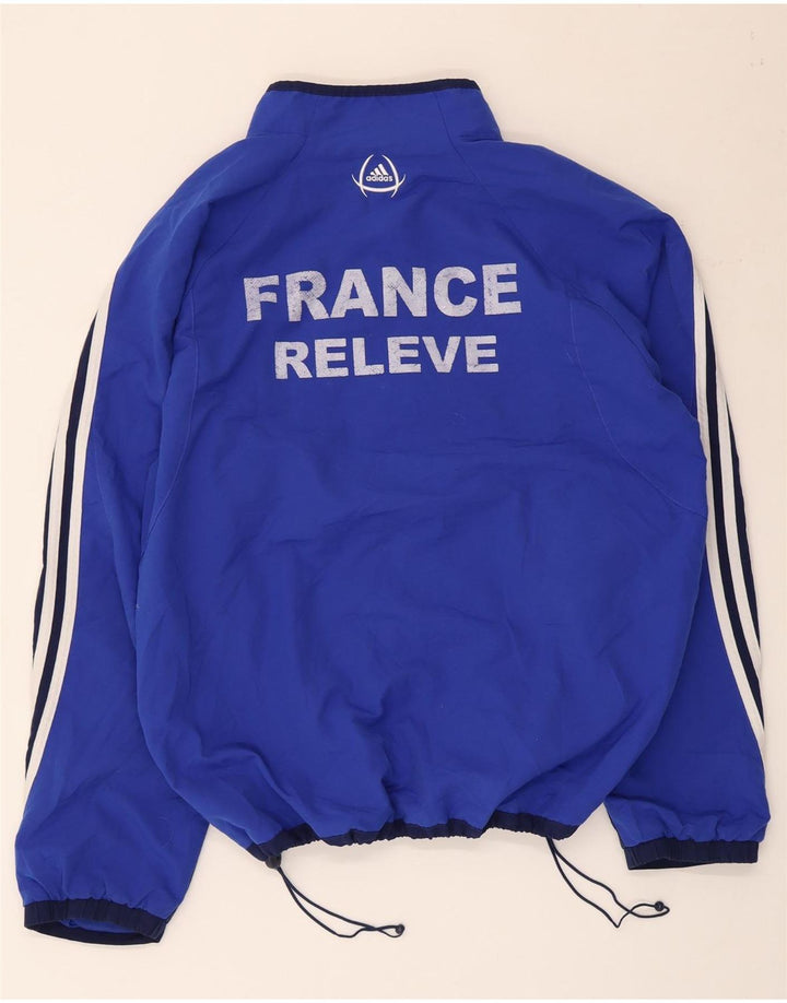 Męska kurtka dresowa Adidas Graphic UK 40/42 w kolorze średniego niebieskiego