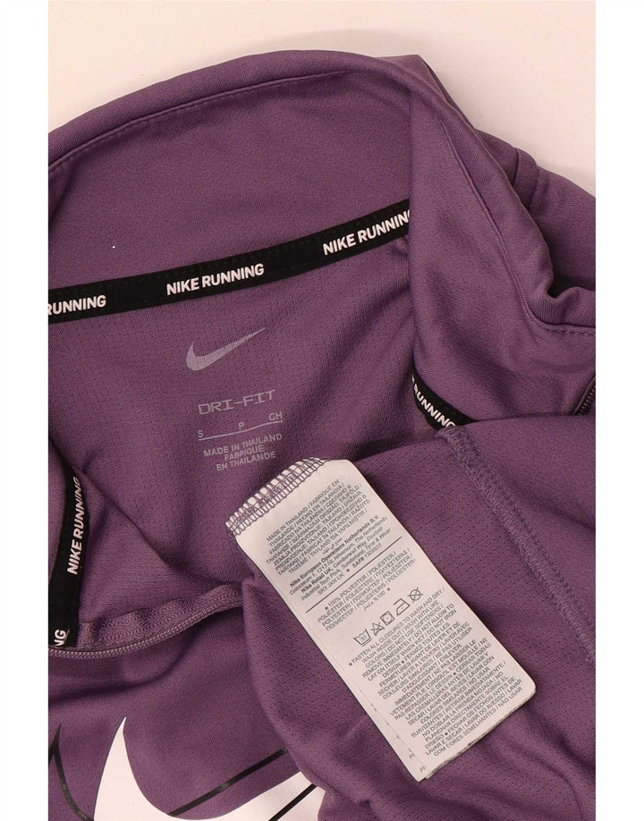 Damski dres Nike Dri Fit Graphic Pullover Top UK 10 Mały Fioletowy