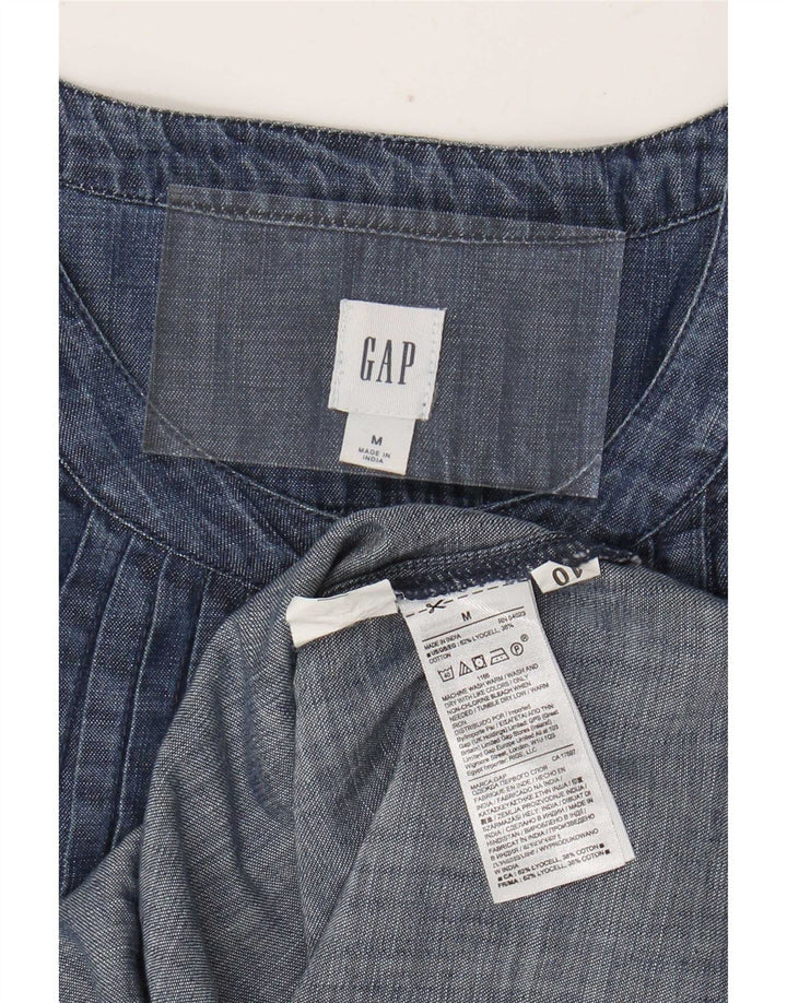 Damska bluzka Gap Arcade Top UK 12 Medium Granatowy Lyocell