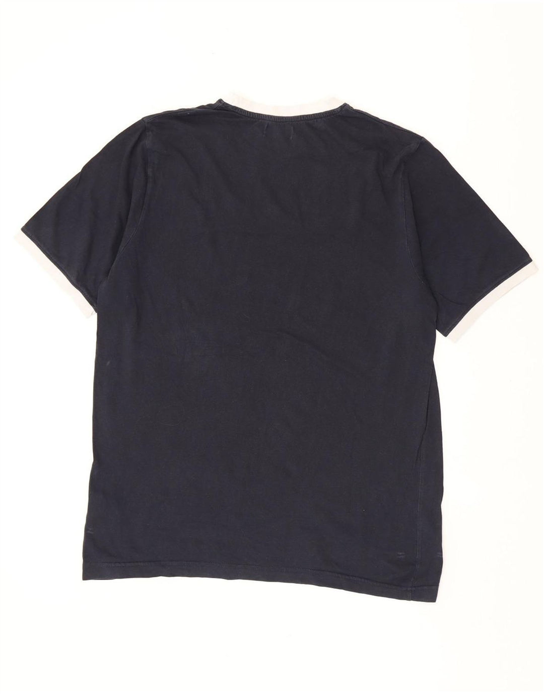T-shirt męski KAPPA, duży, bawełniany, granatowy