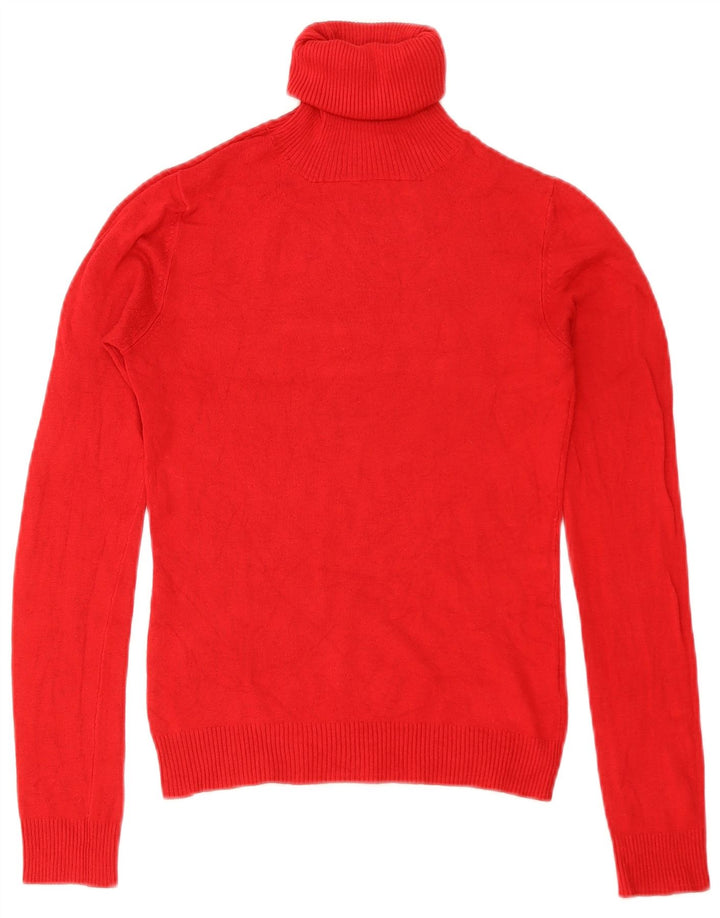 Sweter damski Zara z wywijanym dekoltem UK 10 Small Red