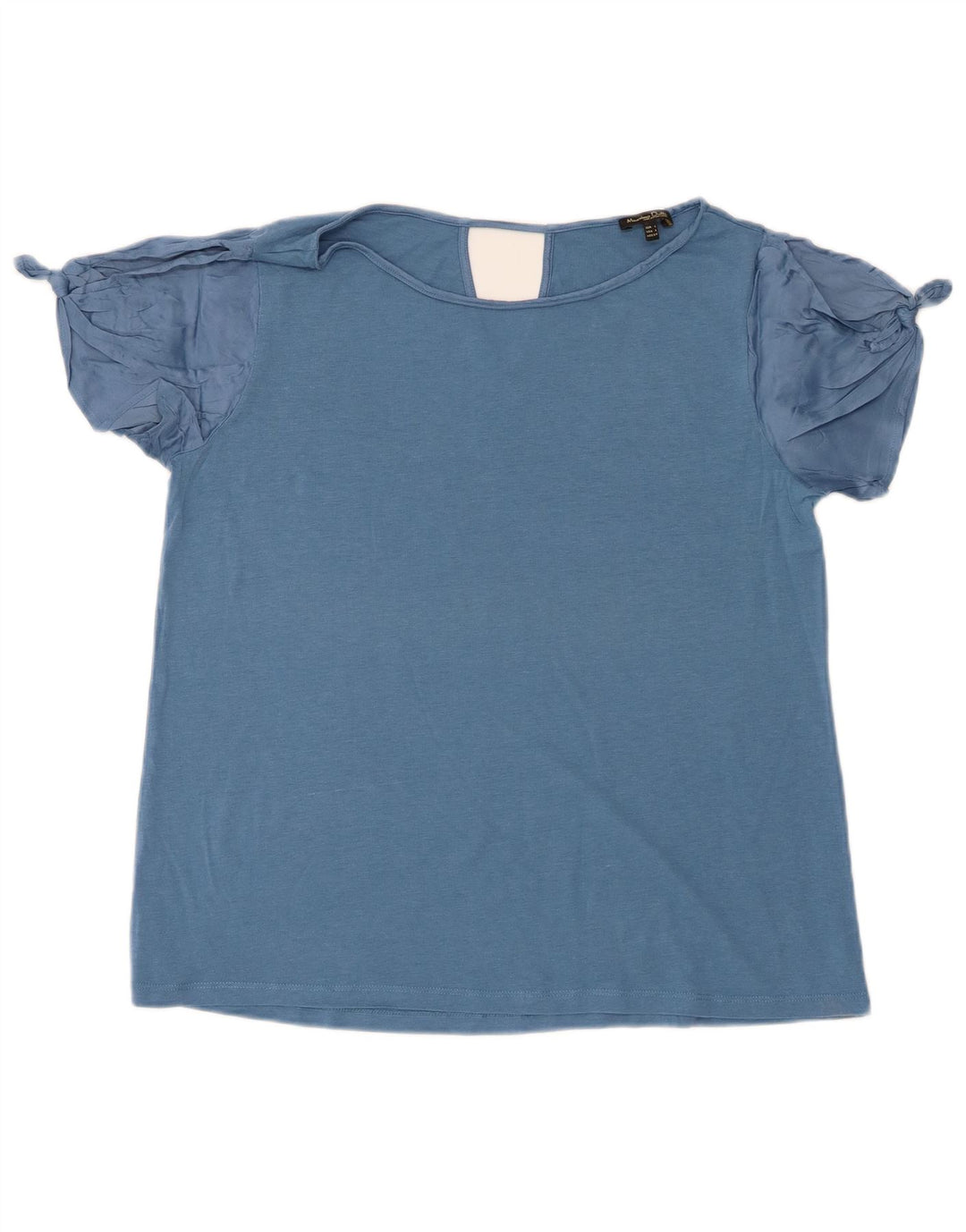 T-shirt damski Massimo Dutti Top UK 14, duży niebieski
