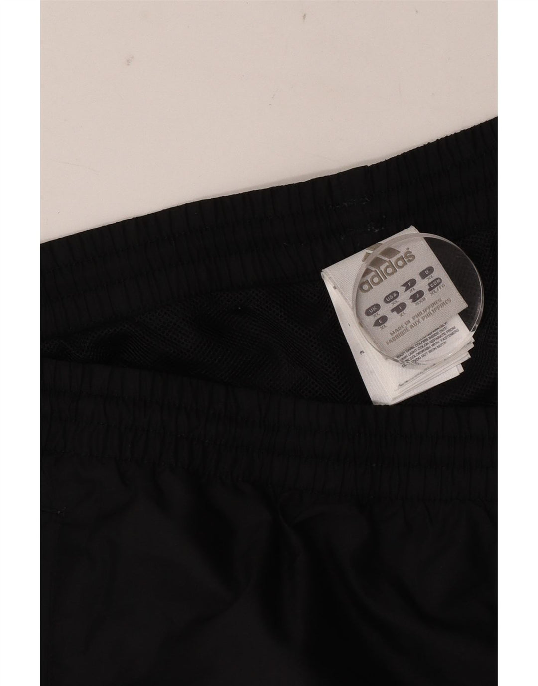 Męskie spodnie dresowe ADIDAS XL, czarne, poliestrowe