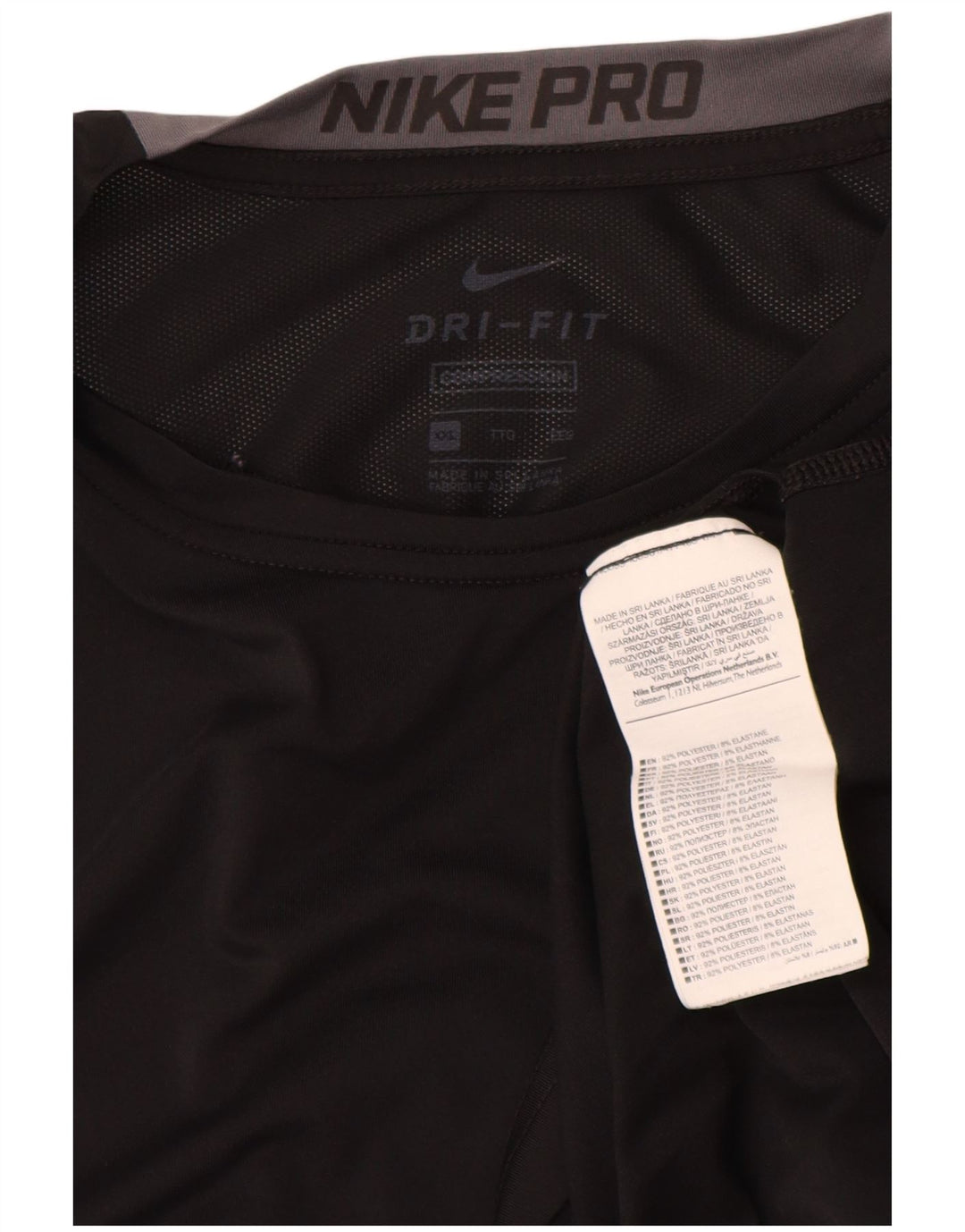 Męski T-shirt Nike Dri Fit Top 2XL Czarny Poliester