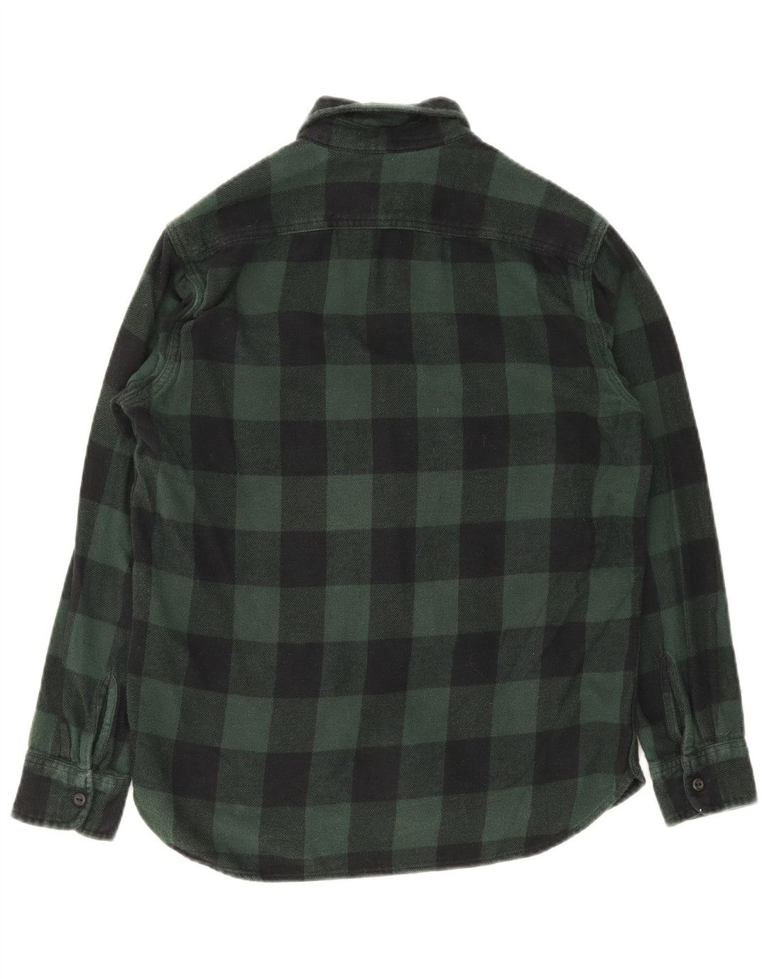 Męska koszula flanelowa Levi's, mała, zielona bawełniana kratka