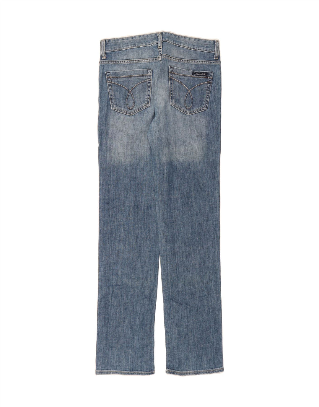 CALVIN KLEIN Womens Straight Jeans US 6 Medium W28 L33 Blue Cotton Vintage Calvin Klein and Second-Hand Calvin Klein from Messina Hembry 