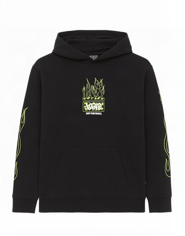 Chłopięcy sweter z kapturem Vans z grafiką 14-15 lat XL, czarny, bawełniany
