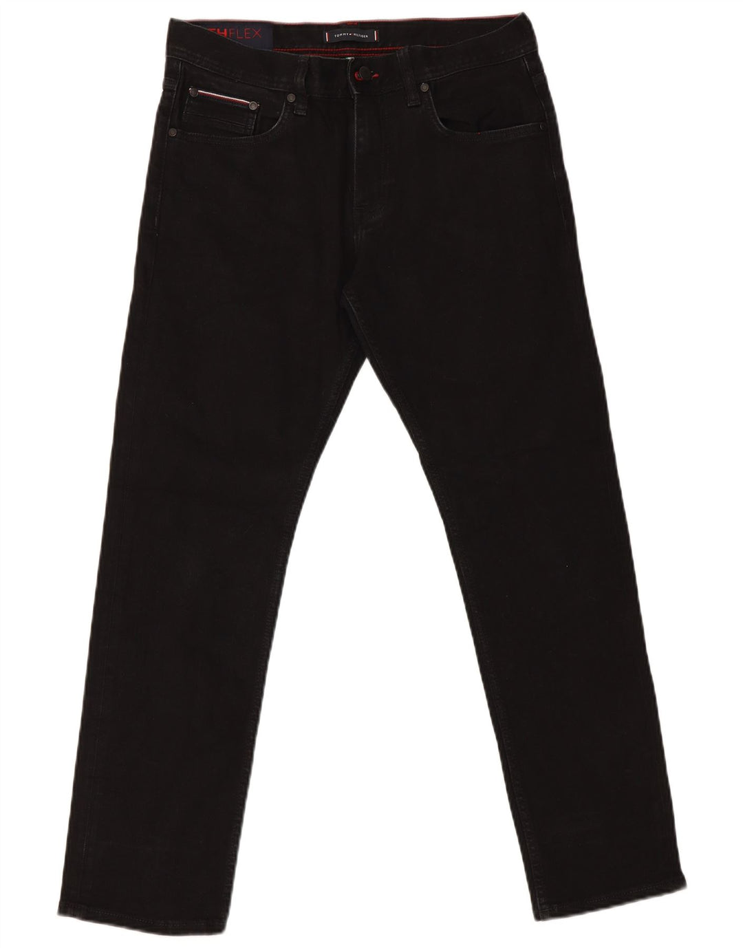 Męskie dżinsy Tommy Hilfiger Bleecker Slim W32 L30 Czarna bawełna