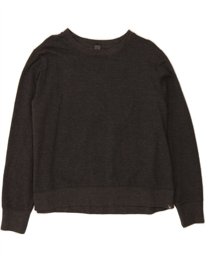 EDDIE BAUER Womens Sweatshirt Jumper UK 16 Large Grey Cotton Vintage Eddie Bauer and Second-Hand Eddie Bauer from Messina Hembry 