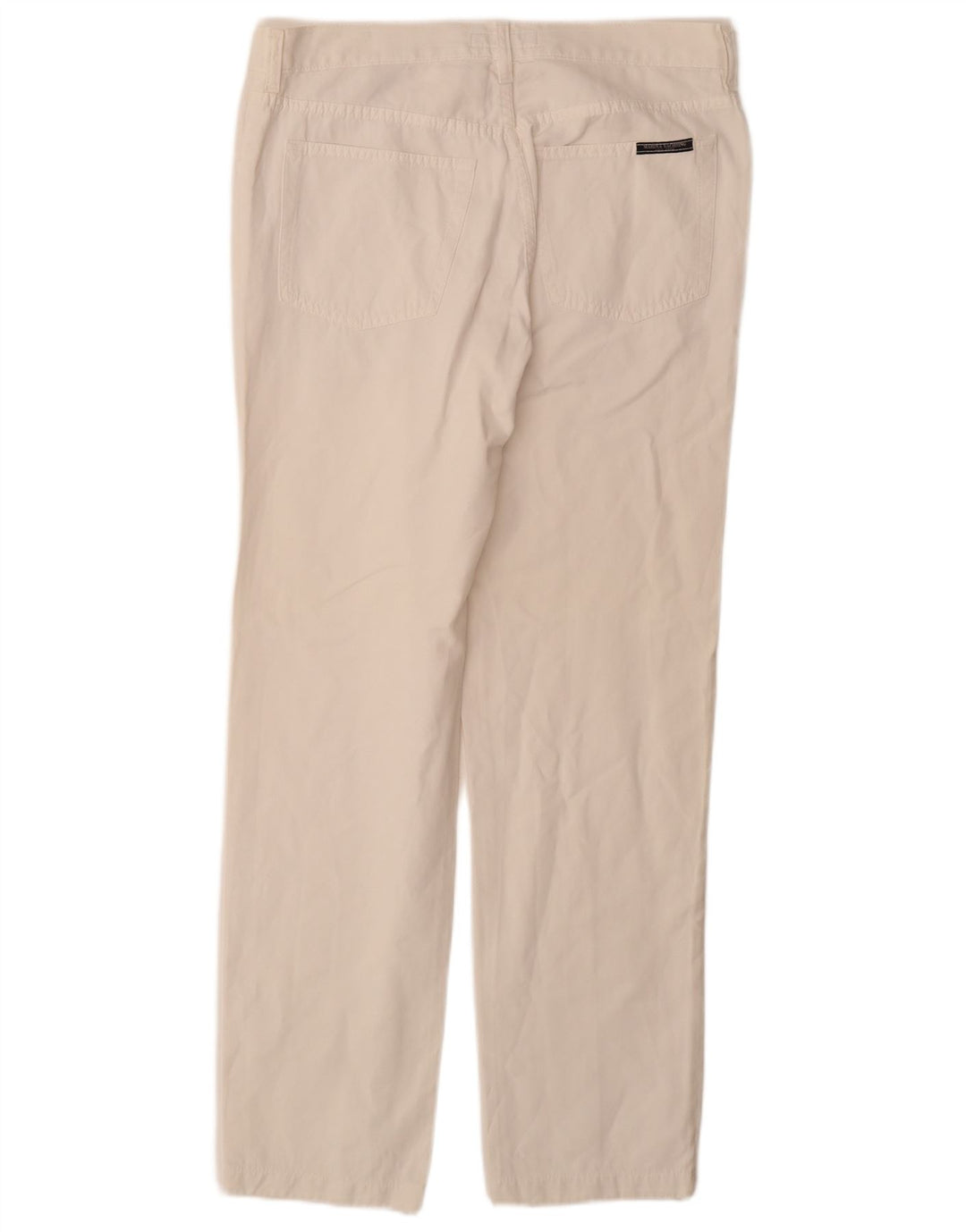 MARINA YACHTING Męskie proste spodnie codzienne W36 L31 Biała bawełna