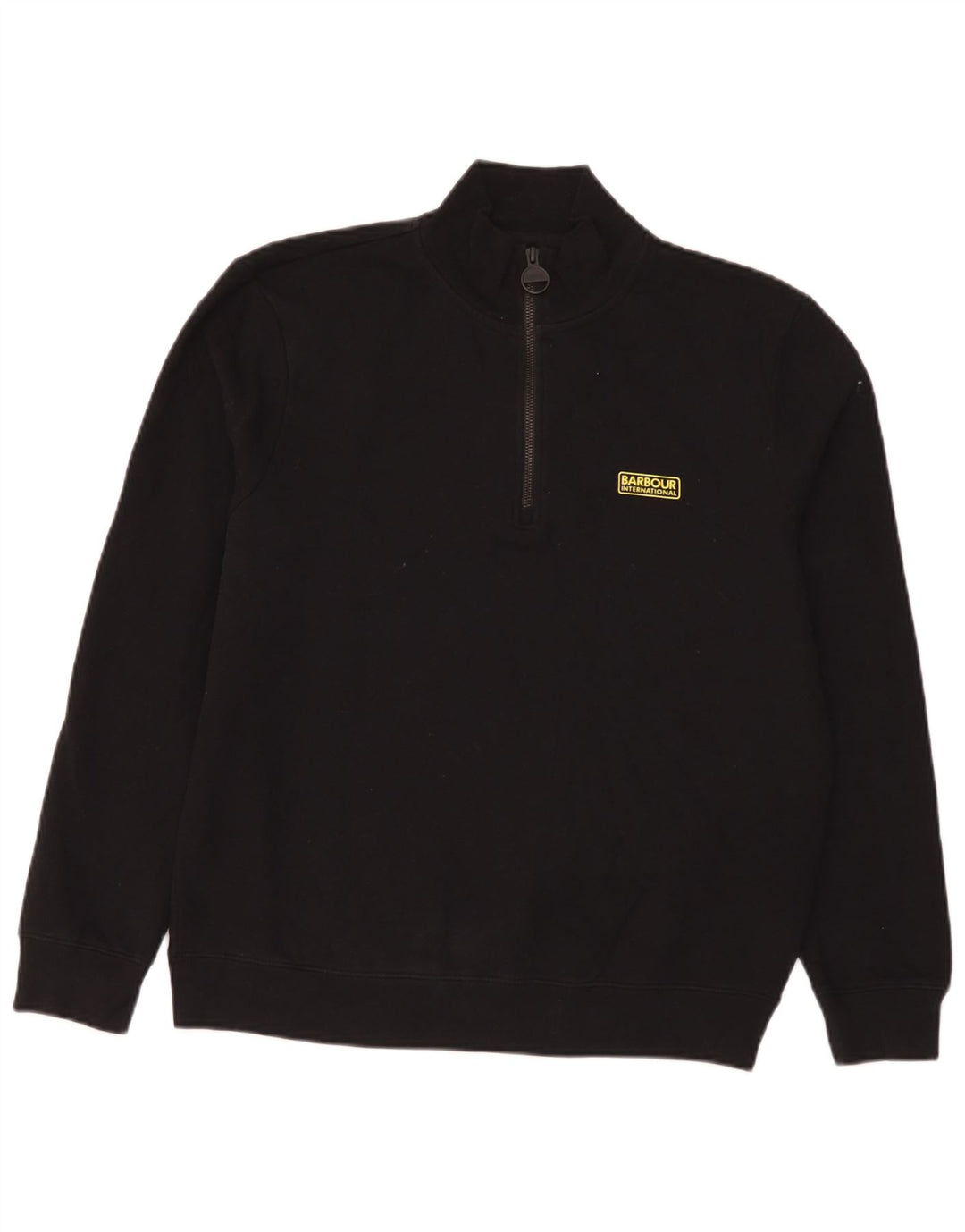 Męska bluza z zamkiem błyskawicznym Barbour XL, czarna, bawełniana