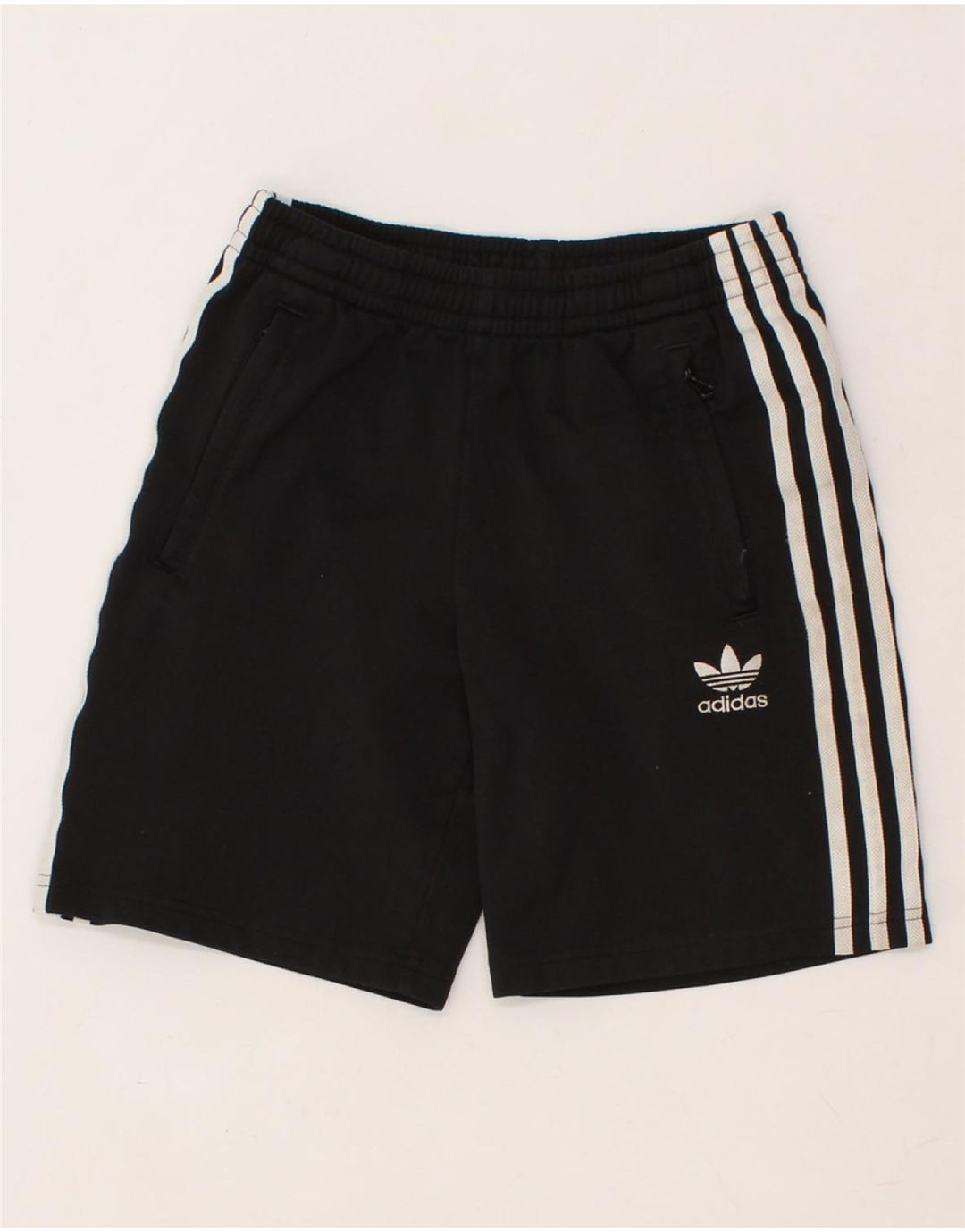 ADIDAS Boys Sport Shorts 11-12 Years Black Polyester Vintage Adidas and Second-Hand Adidas from Messina Hembry 