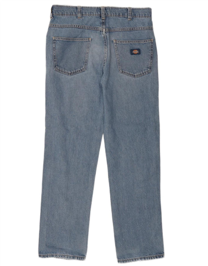 Damskie proste dżinsy DICKIES W28 L30 Niebieskie bawełniane