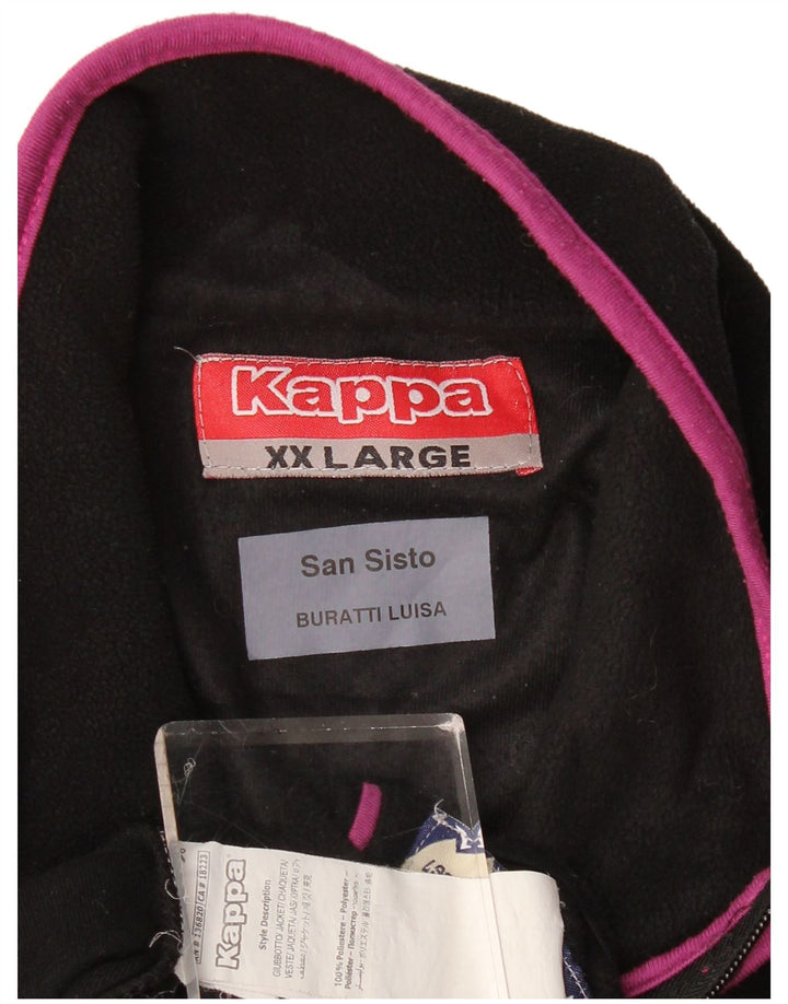 Damska kurtka polarowa Kappa UK 20 2XL Czarny poliester