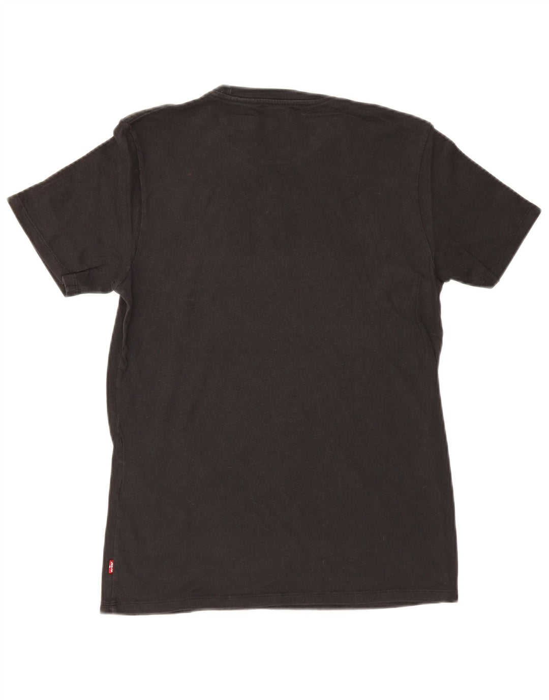 Męski T-shirt z grafiką Levi's, mały, czarny, bawełniany