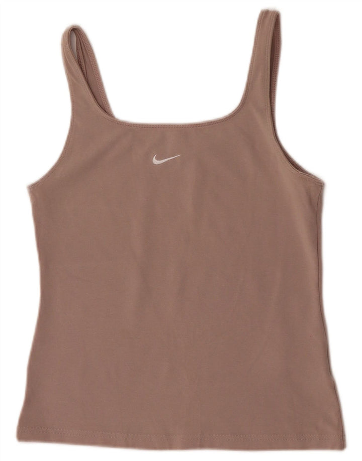 Damski top z kamizelką Nike UK 12, średnioszary, bawełniany