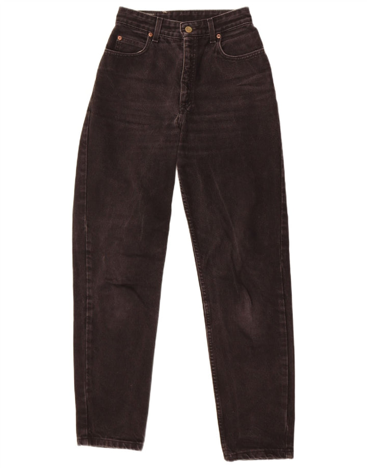 Damskie jeansy Lee Virginia Tapered W29 L31 Czarne bawełniane