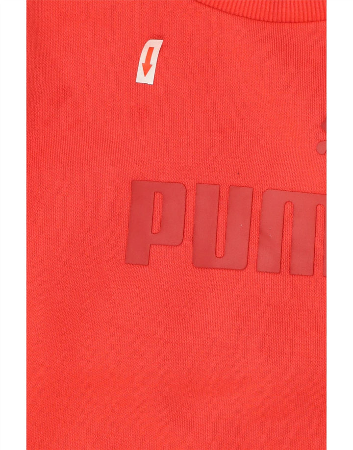Męska bluza z grafiką Puma, mała czerwona