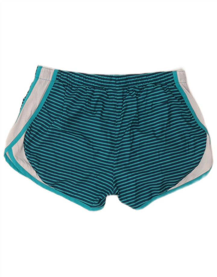 Damskie spodenki sportowe NEW BALANCE UK 14, średnie granatowe paski