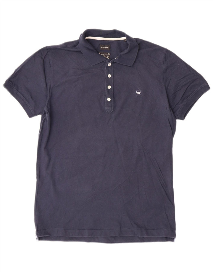 DIESEL Mens Polo Shirt Large Navy Blue