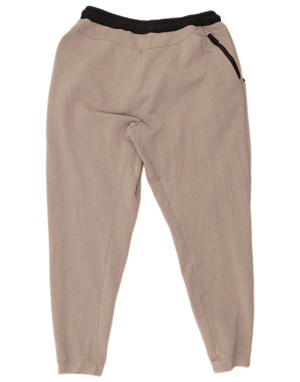 Męskie spodnie dresowe NIKE, duże, szare, bawełniane