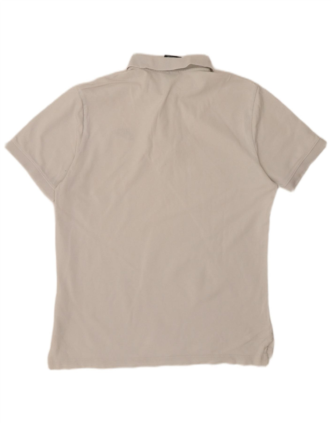 Męska koszulka polo NIKE, średnia, biała, bawełniana