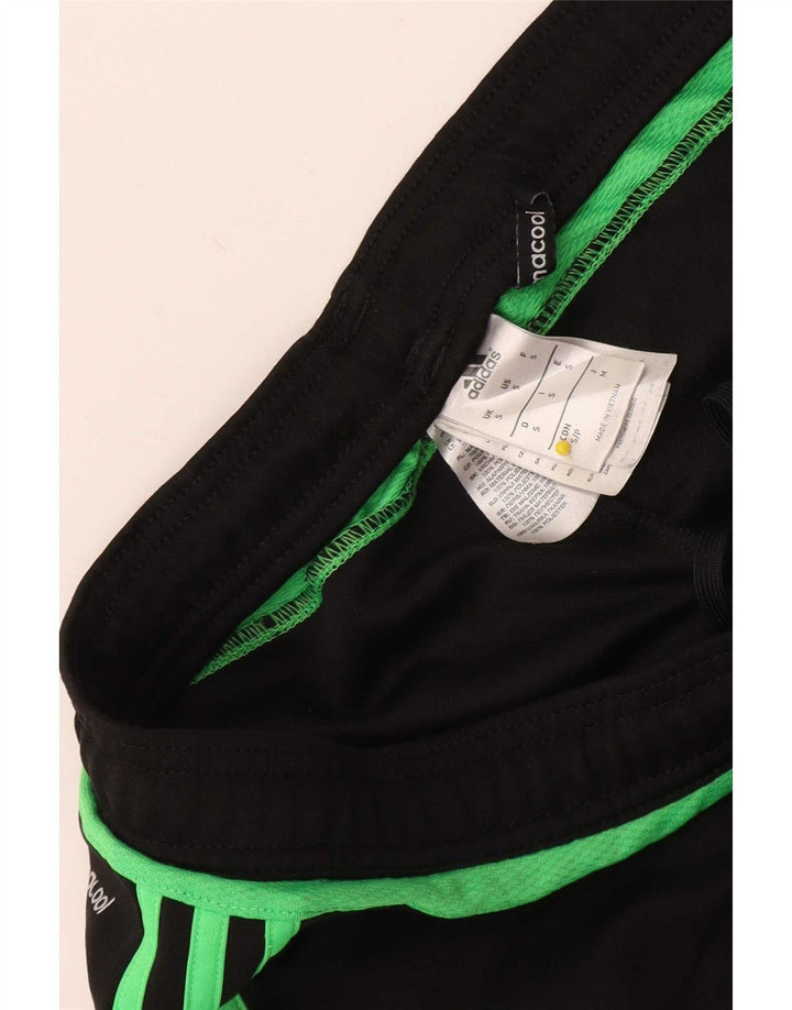 Męskie spodnie dresowe Adidas Climacool, małe, czarne, poliestrowe