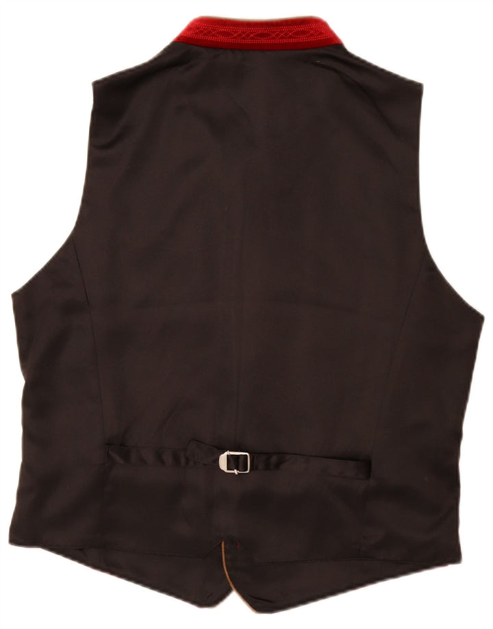 STOCKERPOINT Męska kamizelka trachten aksamitna EU 48 mała czerwona bawełniana