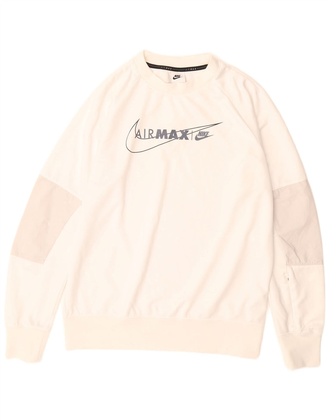 Męska bluza z kapturem NIKE Air Max Graphic, średni biały poliester
