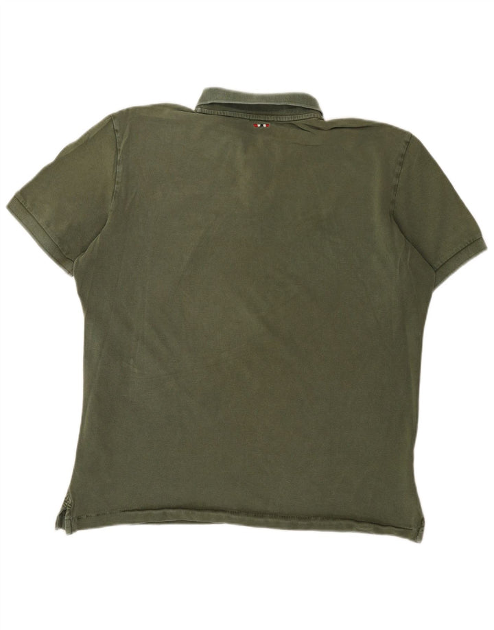 Męska koszulka polo Napapijri, duża, khaki