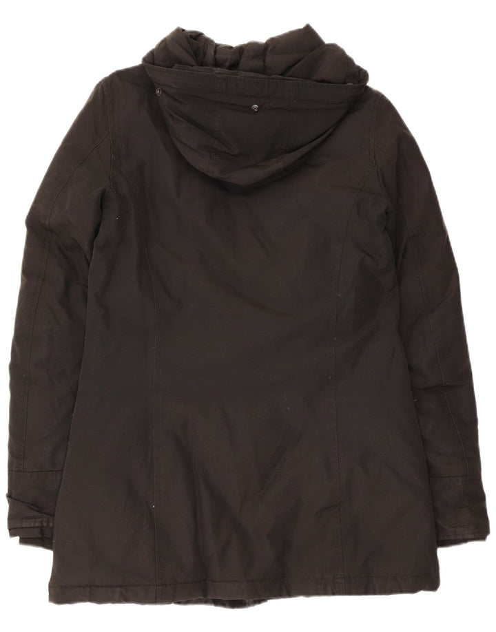 Damski ocieplany płaszcz z kapturem Woolrich UK 6 XS w kolorze czarnym