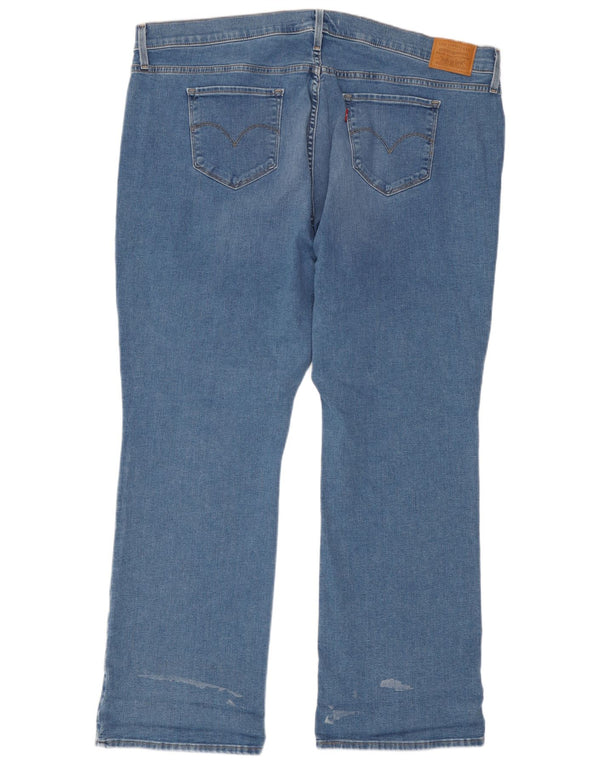 Damskie jeansy Levi's 315 Bootcut US 22 3XL W44 L30 Niebieskie bawełniane