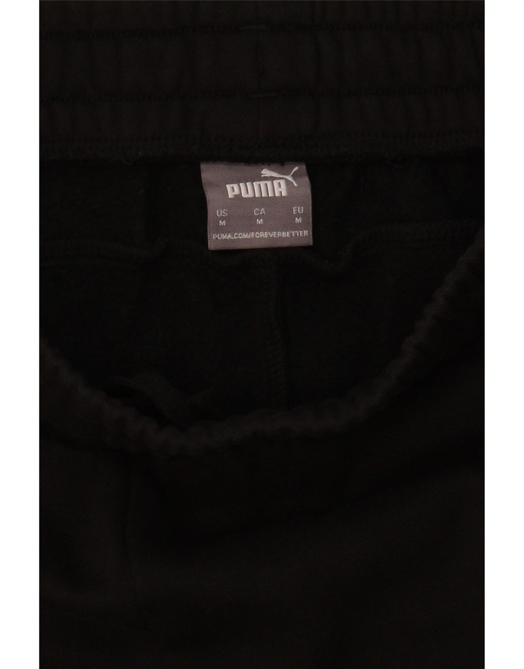 PUMA Mens Tracksuit Trousers Joggers Medium  Black Cotton Vintage Puma and Second-Hand Puma from Messina Hembry 