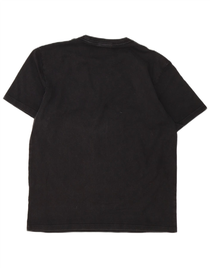 Męska koszulka z grafiką Carhartt, średnia czarna, bawełniana
