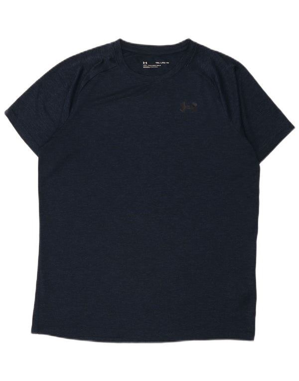 Koszulka chłopięca Under Armour, 13-14 lat, XL, granatowa, nakrapiana, poliester