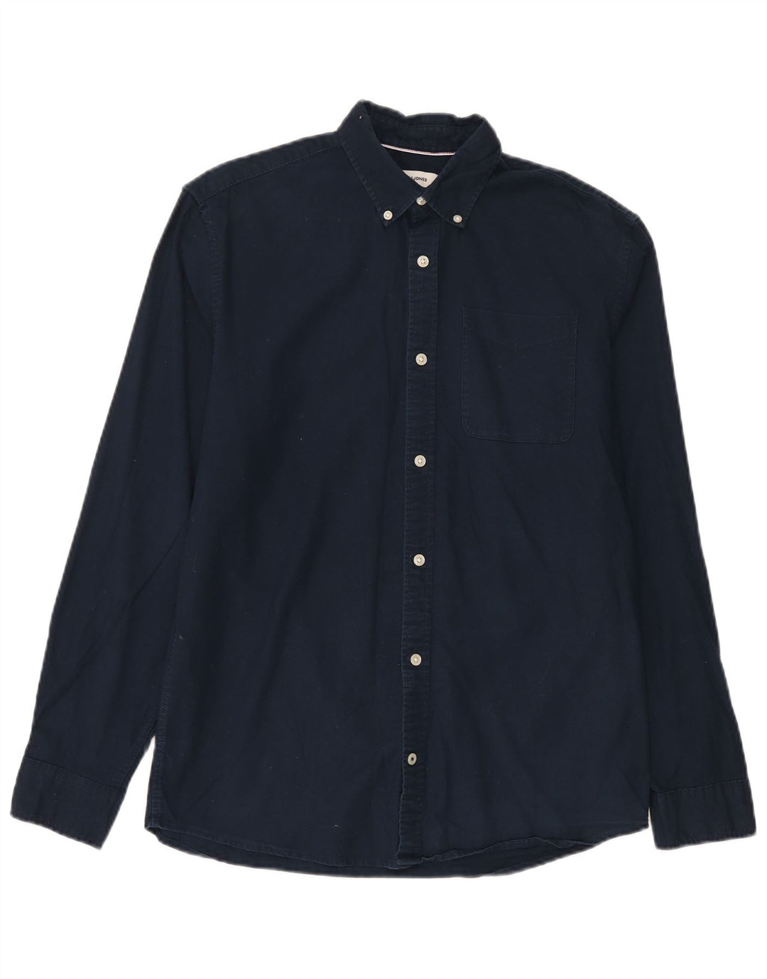 Koszula męska Jack & Jones, średnia, granatowa, bawełniana