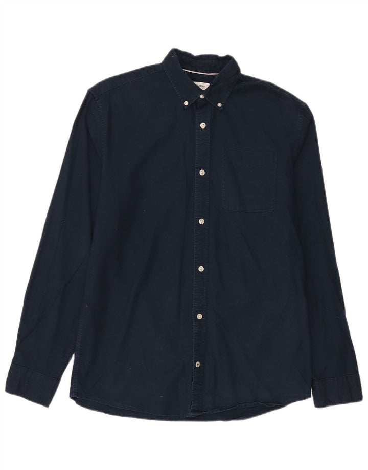 Koszula męska Jack & Jones, średnia, granatowa, bawełniana