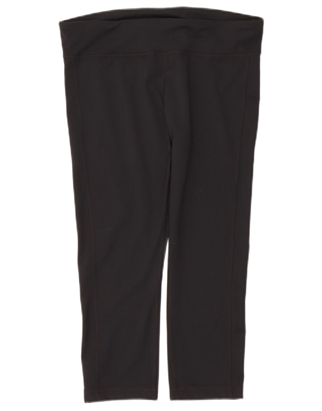 Damskie legginsy Capri Under Armour UK 16, duże, czarne, poliestrowe