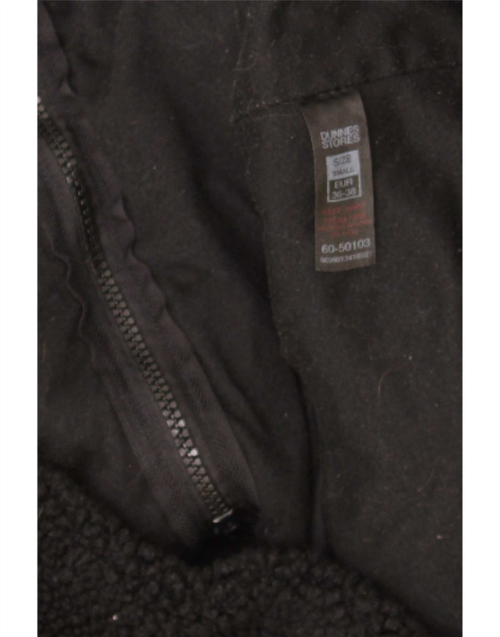 Damska kurtka polarowa oversize Dunnes Stores UK 10, mała, czarna, poliestrowa