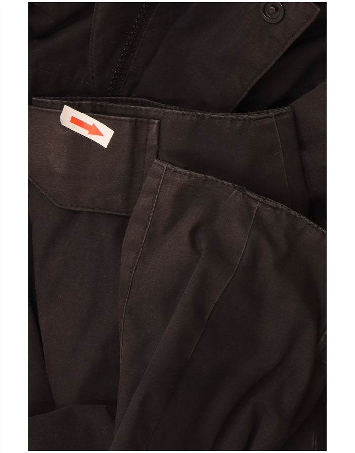Męska kurtka wiatrówka Jack Wolfskin z kapturem UK 40/42, duży czarny poliester