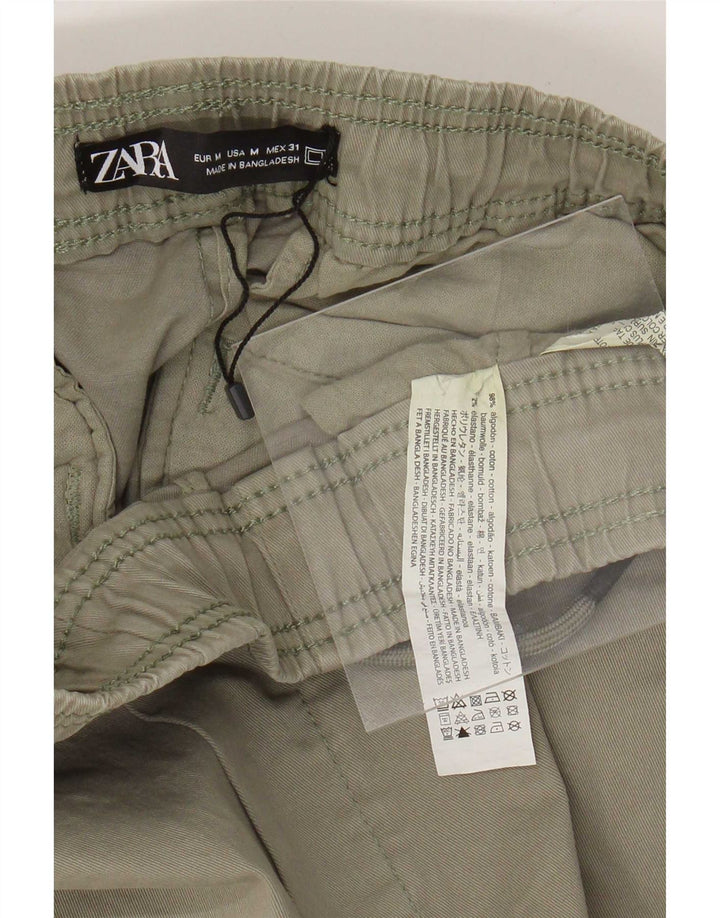 Męskie spodenki chino Zara, średnie W31, bawełna khaki
