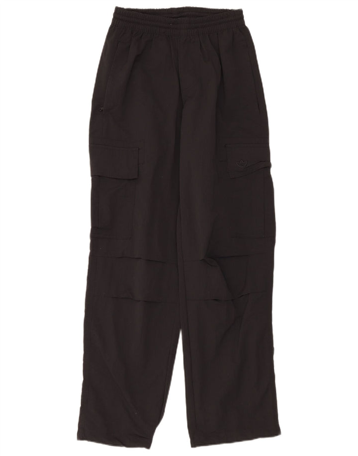 Męskie spodnie dresowe Adidas Cargo XS, czarne, poliamidowe